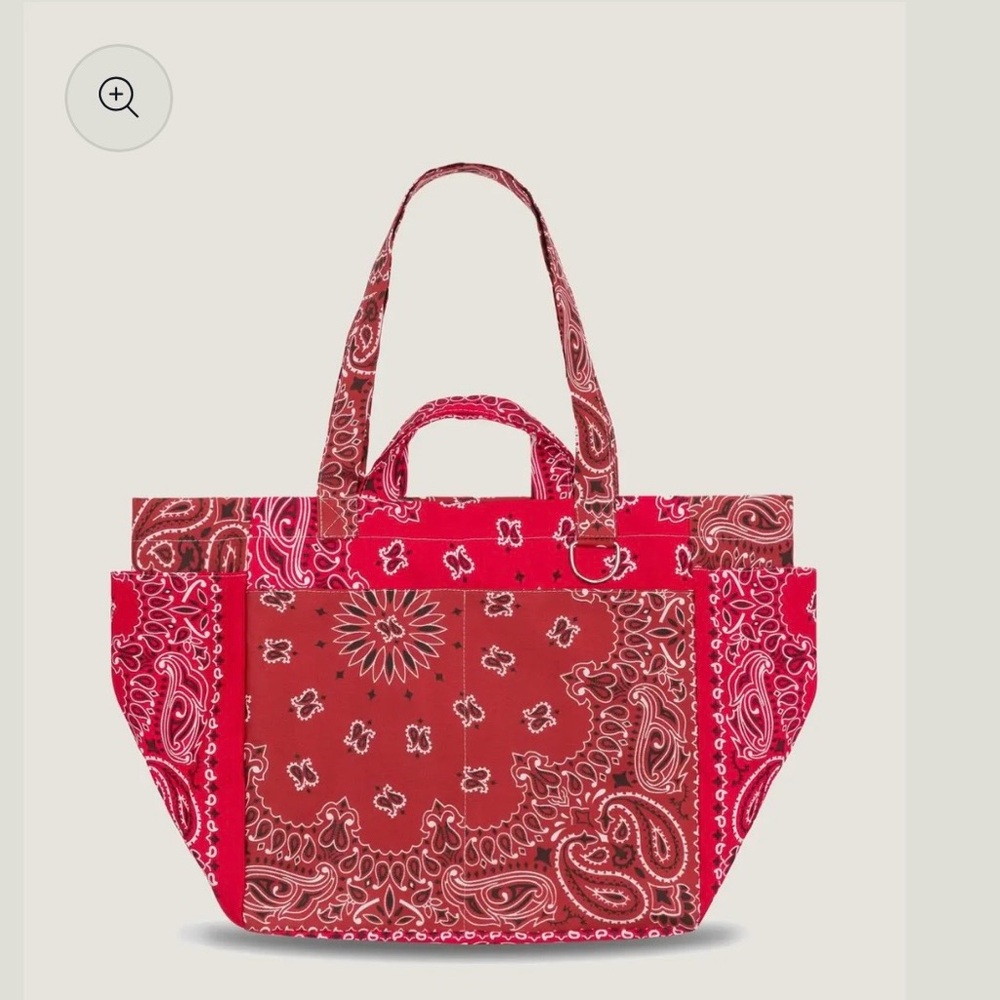 Call It By Your Name Red Bandana‎ Paisley Tote Bag